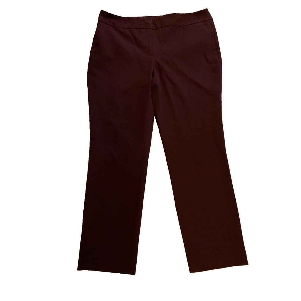 Ann Taylor Dress Pants Women’s Career Size 12P Burgundy